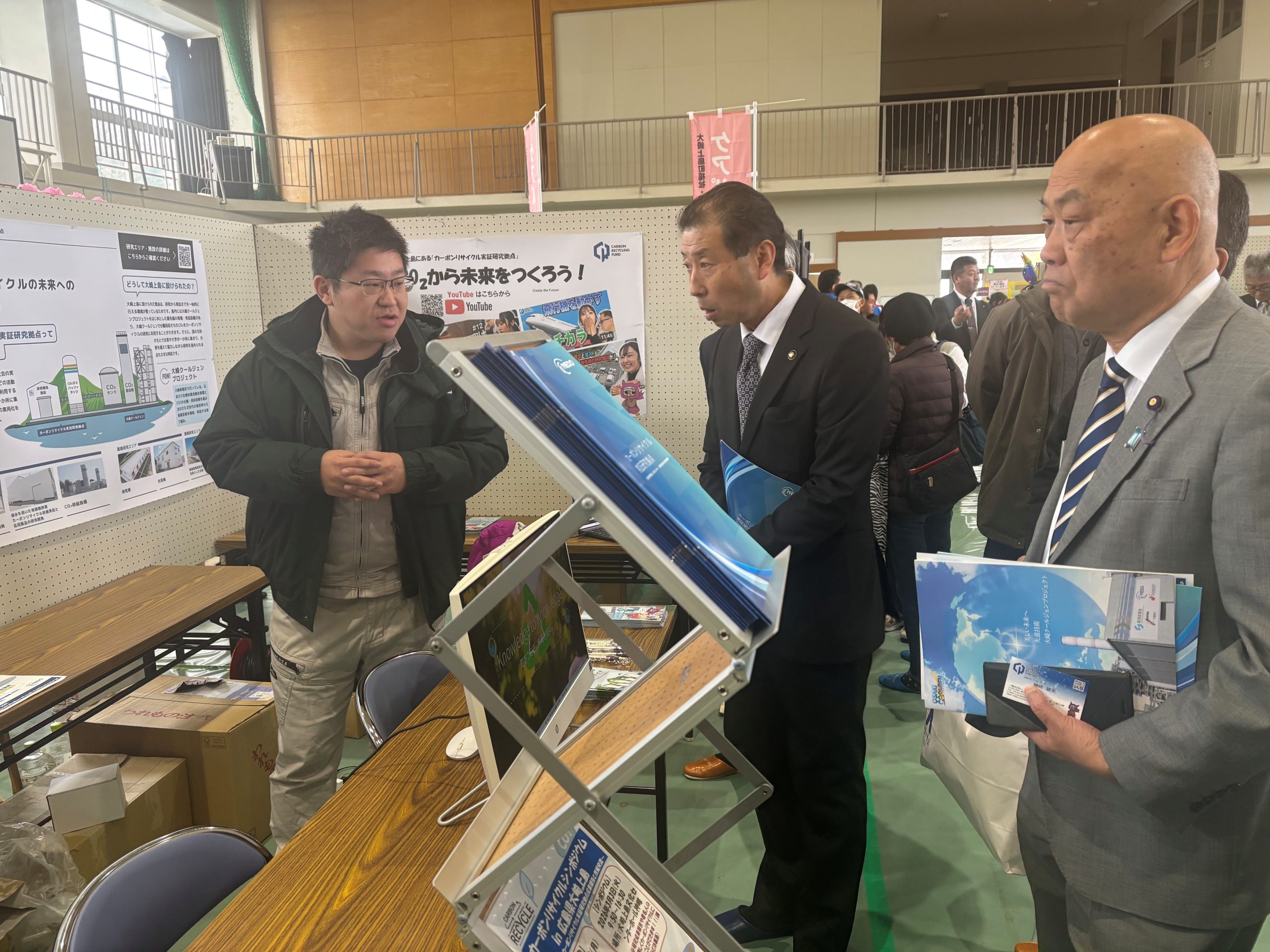 大崎上島町との連携_町主催のすみれ祭りにブース出展しました